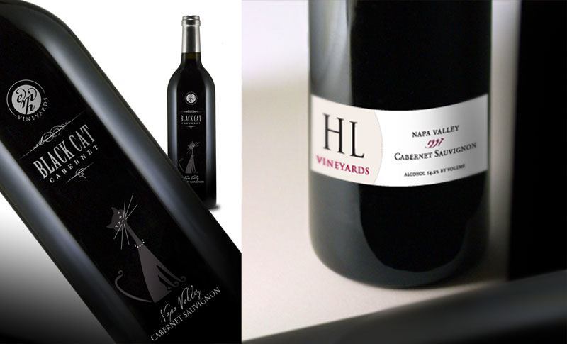 EMH Vineyards / HL Vineyards Label Designs